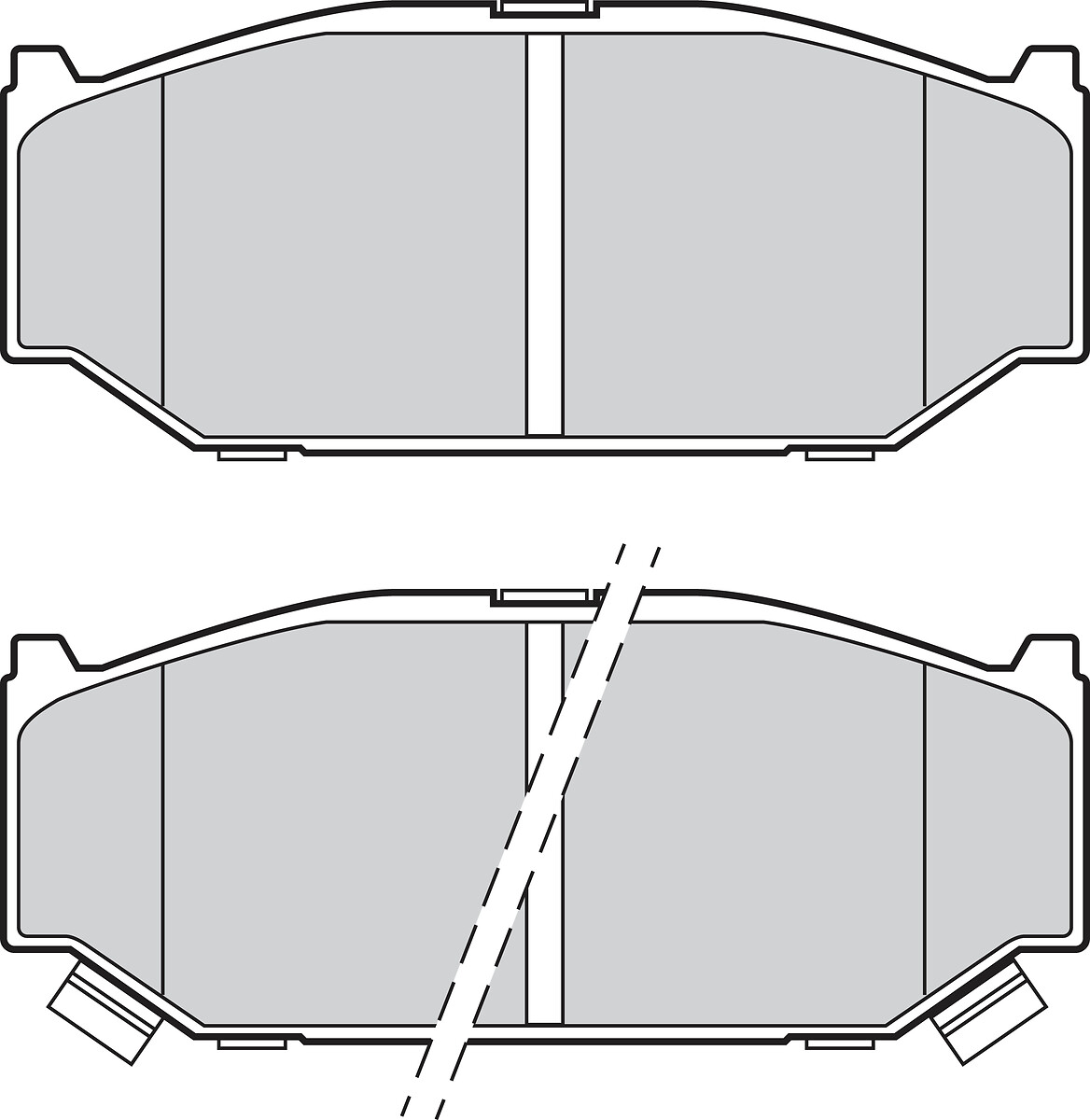 Jeu de 4 plaquettes de frein VALEO ref. 302879
